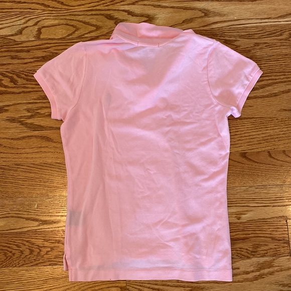 Pink Ralph Lauren blue label junior polo size medium - Picture 5 of 5
